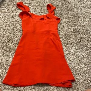 junior Red dress size xxs never worn before